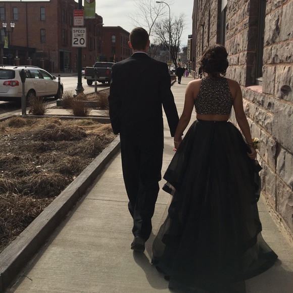 Terani Couture Two Piece Dress - Picture 3 of 4